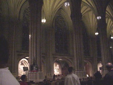 Aisle of St. Patrick's Cathedral