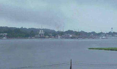 Mystic Seaport from freeway