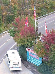 Fall color at Ruby Falls