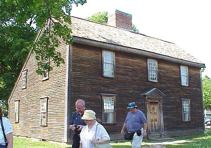 At John Adams house